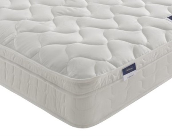 silentnight miracoil cushion top mattress double
