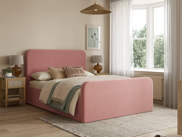 House Beautiful Margot Bouclé Bed Frame